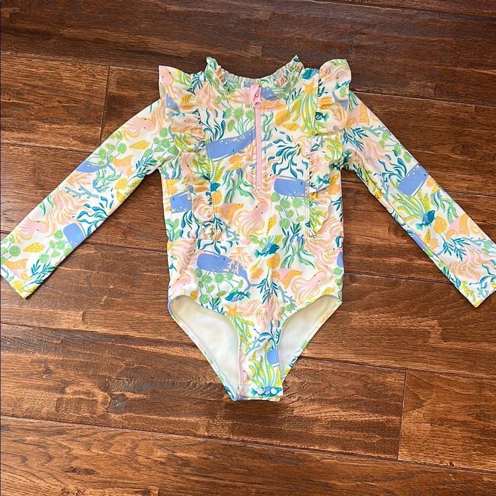 Colorful Long Sleeve Swimsuit